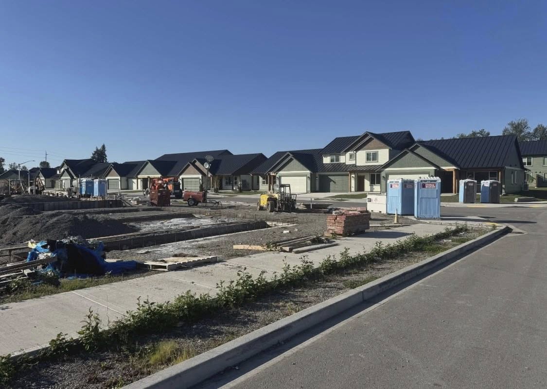 Levee Road housing development under construction