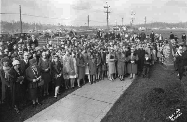 Lane marker ceremony